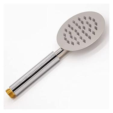 Imagem de WYUYIWH Chegada Banheiro Chuveiro de Mão Aço Inoxidável Bocal de Chuveiro Redondo ZhangJi Sílica Gel Furos Cabeça de Chuveiro (Cabeça)