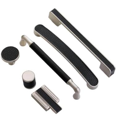 Imagem de Puxadores de armário de liga de zinco puxadores de porta de armário de cozinha puxadores de gaveta ferragens de móveis 2 peças (4-96 mm)