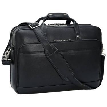 Imagem de Bolsa Carteiro Masculina de Couro Grão Integral para Laptop com 17 Polegadas, Masa Kawa...