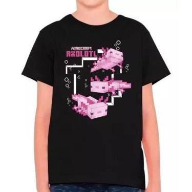 Imagem de Camisa Minecraft Jogo Filme Gamer Infantil E Masculina M41 100% Algodã