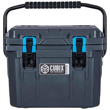 Imagem de Cooler Térmico Portátil 10 Litros com Alça, Cubix Coolest, Cinza