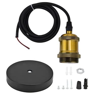 Imagem de Alumínio e Lâmpada de Arame de Cobre, Máximo de 4a e 250V, Suporte para Lustres de Lustres E26 Retro E26 para Casa, Bares, Hotéis Com Fácil Conexão, Luminárias de Bricolage