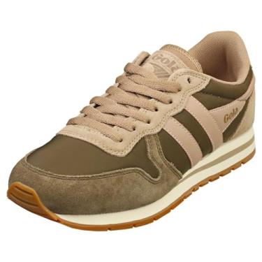 Imagem de Gola Tênis feminino Daytona Chute, Cáqui/Cappuccino/Rosa coral, 8