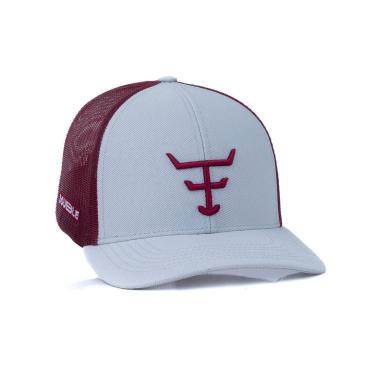 Imagem de Bone Texas Farm - Double - Tf912 - Cinza/ Vinho Único-Unissex