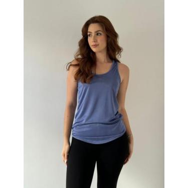 Imagem de Regata Esportiva Feminina Dry Fit Básica Academia Treino Top - caminha