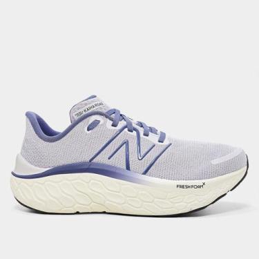 Imagem de Tênis New Balance Fresh Foam X Kaiha Road Feminino, Cinza, Roxo, 37