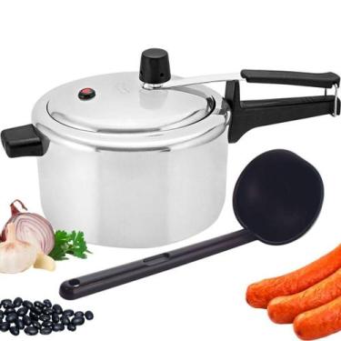 Imagem de Panela de Pressão Panelux Classic 3 Litros em Alumínio Polido e Concha