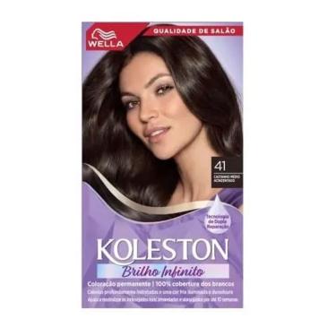 Imagem de Tintura Koleston Brilho Infinito Castanho Médio Acinzentado 41