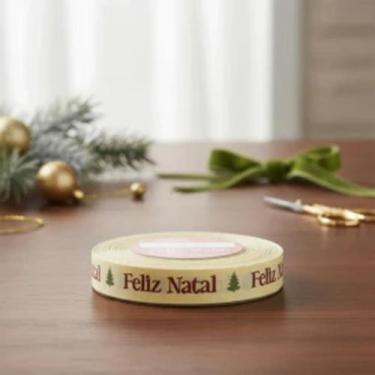 Imagem de Fita Maxi Albano Laços e Presente - 16mmx50m - Cor Barbante Barbante F