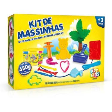 Imagem de Massa para Modelar Criativa ART KIDS 5 450G C/15 Acessorio - Acrilex