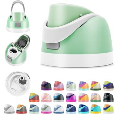 Imagem de BydGxy Tampas de substituição para garrafas de água Owala FreeSip 473 ml 680 g 947 g 1134 g – acessório de tampa flip top à prova de vazamento, serve para tampa Owala, Slider SmoothSip, livre de BPA