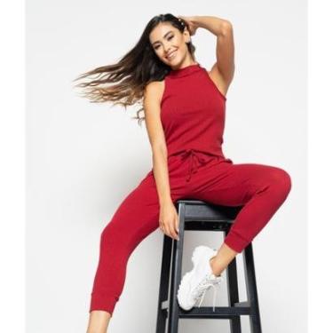 Imagem de Conjunto Comfy Com Regata E Jogger Canelada Salvatore Fashion-Feminino