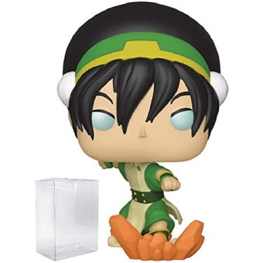 Imagem de Funko Avatar: O Último Mestre do Ar - Boneco Pop de vinil Toph (incluído com capa protetora de caixa pop compatível), multicolorido, 9,5 cm