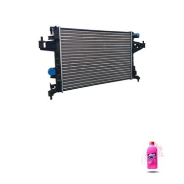 Imagem de Kit Radiador GM Agile Montana 1.4 1.8 + Aditivo Radiador Visconde RV Extra Rosa