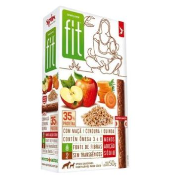 Imagem de Petisco Para Cães Spin Pet Stick Fit Palito Morango Maçã Manga Banana 