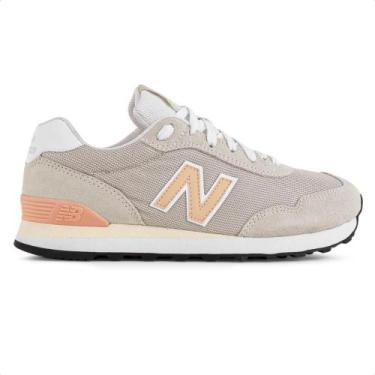 Imagem de Tênis New Balance 515 V2 Feminino, 39, Bege, Laranja