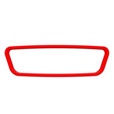 Imagem de SWQS Moldura protetora de espelho retrovisor de carro, capa protetora de borda de espelho retrovisor automotivo de silicone compatível com o modelo 3 modelo Y, acessórios universais de decoração de