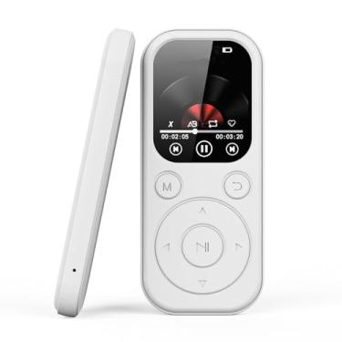 Imagem de Ejoyous Leitor de MP3 Com Bluetooth 5.4, Leitor de Música Portátil Com Som HiFi Integrado Com Alto-falante HD Gravador de Voz Rádio FM para Corrida, Corrida, Viagens, (Com cartão de memória 32G)