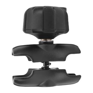 Imagem de RiToEasysports Braço de Soquete Duplo para Montagem Em Bola, Botão Antirroubo para Montagens de Bola de 1,5 pol., Braço Curto Em Liga de Alumínio de Grau Marinho para Caminhão de Barco RV Com