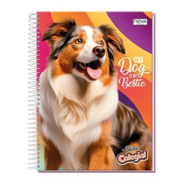Imagem de Caderno Universitário 160 Folhas Espiral Capa Dura Capa Animal Pets Cute (Cachorro/Gato) – Espiral – Linha Escolar – Anotações, Escola, Faculdade e Escritório (Linha Premium). (6)