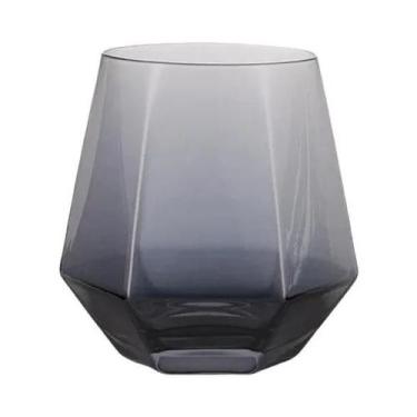 Imagem de Copos De Vidro Hexagonais Transparentes Coloridos Para Whisky, Vinho, 