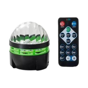 Imagem de Luz De Disco LED RGB Para Palco, Bola DJ Rotativa, Controle Remoto, Co