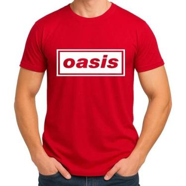 Imagem de Camisa Camiseta 100% Algodão Masculina Feminina Banda de Rock Oasis MD