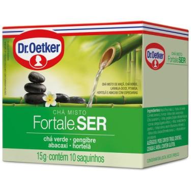 Imagem de Chá Verde, Gengibre, Abacaxi e Vermelho Dr Oetker 22,5g