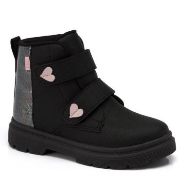 Imagem de BOTA INFANTIL KLIN LONDON MINI 365 PRETO HOLOGRAFICO-Feminino
