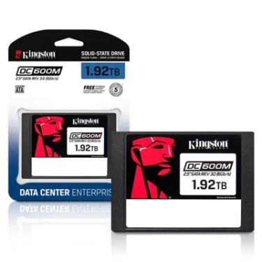Imagem de SSD Kingston DC600M Para Servidor, 1.92TB, SATA III 6GB/s, 2.5", Leitura: 560mb/s e Gravação: 530mb/s - Sedc600m/1920g