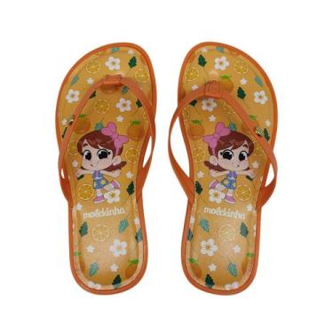 Imagem de Chinelo Infantil Feminino Com Cheirinho de Fruta Confortável Molekinha