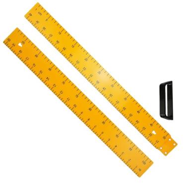 Imagem de Régua magnética de 1 m, auxiliares de ensino grande para sala de aula, conjunto de ferramentas de geometria de matemática melhora o aprendizado em sala de aula, fácil de montar no quadro-negro
