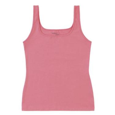 Imagem de Blusa Regata Básica Cotton Light Feminina Malwee Ref. 04492, Rosa 1628