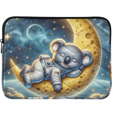 Imagem de Capas para laptop fofas e fofas de coala, lua estrelada, para laptop, universal, 13 a 14 polegadas, capas de computador fofas para MacBook de 13 polegadas