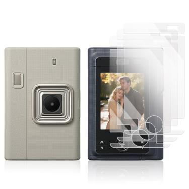 Imagem de Rieibi Pacote com 3 protetores de tela macios para Instax Mini Liplay+, filme PET macio de alta definição compatível com câmera Mini Liplay Plus - ultratransparente, antiimpressões digitais e