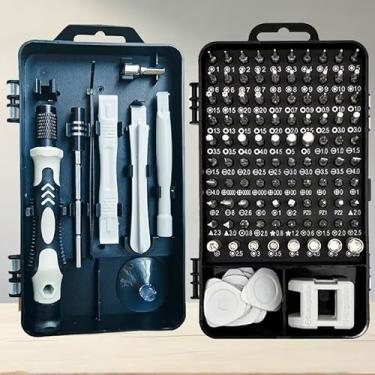 Imagem de Conjunto de chaves de fenda de precisão 115 em 1 | Brocas Torx Triwing para celular, laptop, kit de reparo de eletrônicos RC B