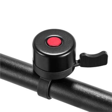 Imagem de Buzina retrô de bicicleta, sino de latão vintage, anel portátil, qualidade de som claro, acessórios de ciclismo de estrada mtb(2018-1BBK)