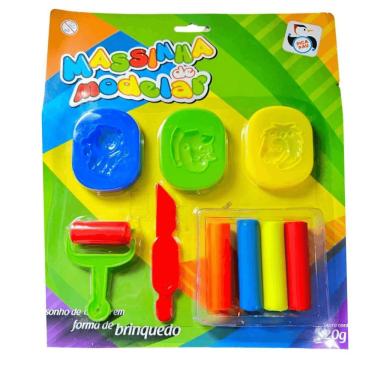 Imagem de Brinquedo Massinha para modelar  9 Peças PI3236
