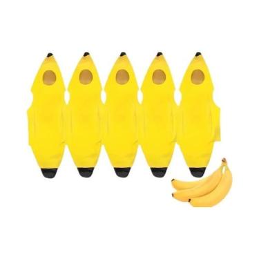 Imagem de Fantasia De Banana Para Crianças E Adultos, Fantasia De Fruta Para Hal