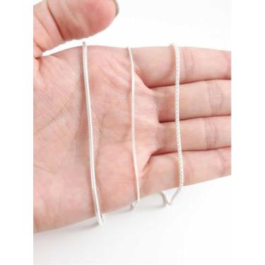 Imagem de Kit 3 Pulseira Rabo Rato Pipoca Veneziana Prata Legítima 925 - Lojas L