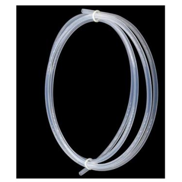 Imagem de Asbrot Tubo de PTFE ultratransparente de 2,5 mm ID × 4 mm OD PTFE compatível com Bambu-Lab AMS Lite X1/X1C/P1P/P1S/P2S/A1/A1 Mini H2D H2S com cortador, tubo transparente para filamento de impressora