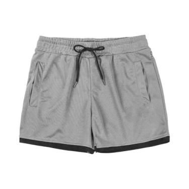 Imagem de Bermudas Esportivas Masculinas Em Malha Respirável Para Verão, Fitness