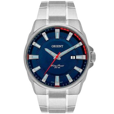 Imagem de Relógio Orient Masculino Azul e Vermelho - MBSS1369 D1SX-Masculino