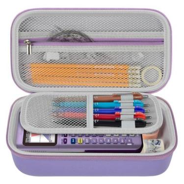 Imagem de Estojo para lápis ANKHOH Purple de grande capacidade 25x13x7 cm