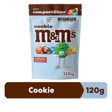 Imagem de Chocolate M&M's Confeito Pouch Mars Sabor Cookie 120g