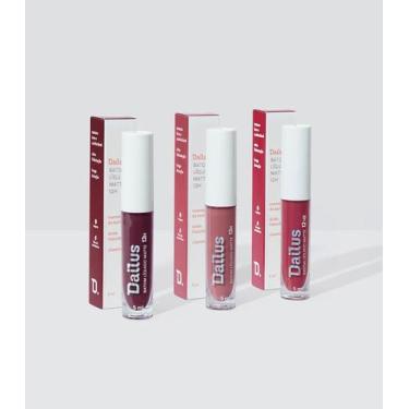 Imagem de Kit 3 Batom Líquido Dailus Matte 12H-Sapatilha-Rosé-Magenta