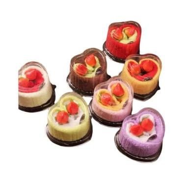 Imagem de Toalha de embalagem em forma de bolo Toalhas de rosto adoráveis Mini t