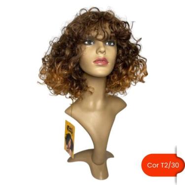 Imagem de Peruca Wig de Fibra Sintetica Diana 25cm - Black Beauty, R4/8C/15A