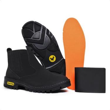 Imagem de Botina Masculino Vegas Store Passeio, Preto, 40