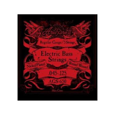 Imagem de Encordoamento Para Baixo 5 Cordas Escala .045 AGS650 Aria